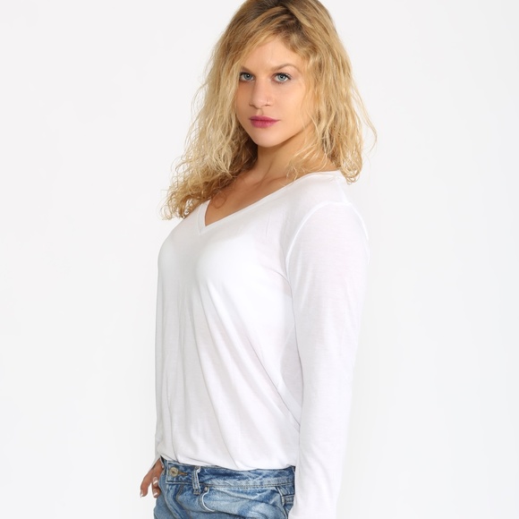 WOMEN'S FLOWY LONG SLEEVE - Picture 2 of 3